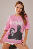 T-SHIRT AS VOZES - ROSA